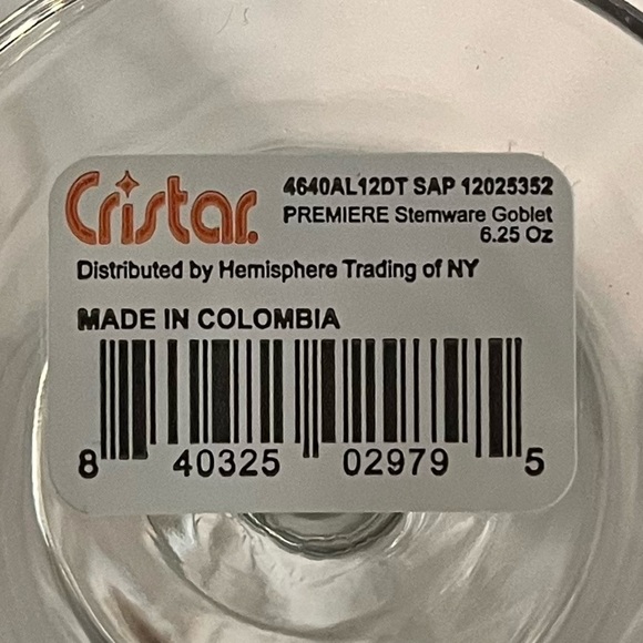 Set of 4 Cristar Champagne Flutes Stemware Glasses Party Fiesta Celebration Gift - Picture 5 of 7